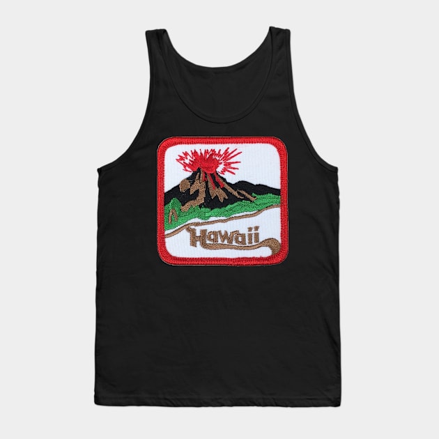 Hawaii Volcano Patch Tank Top by HaleiwaNorthShoreSign